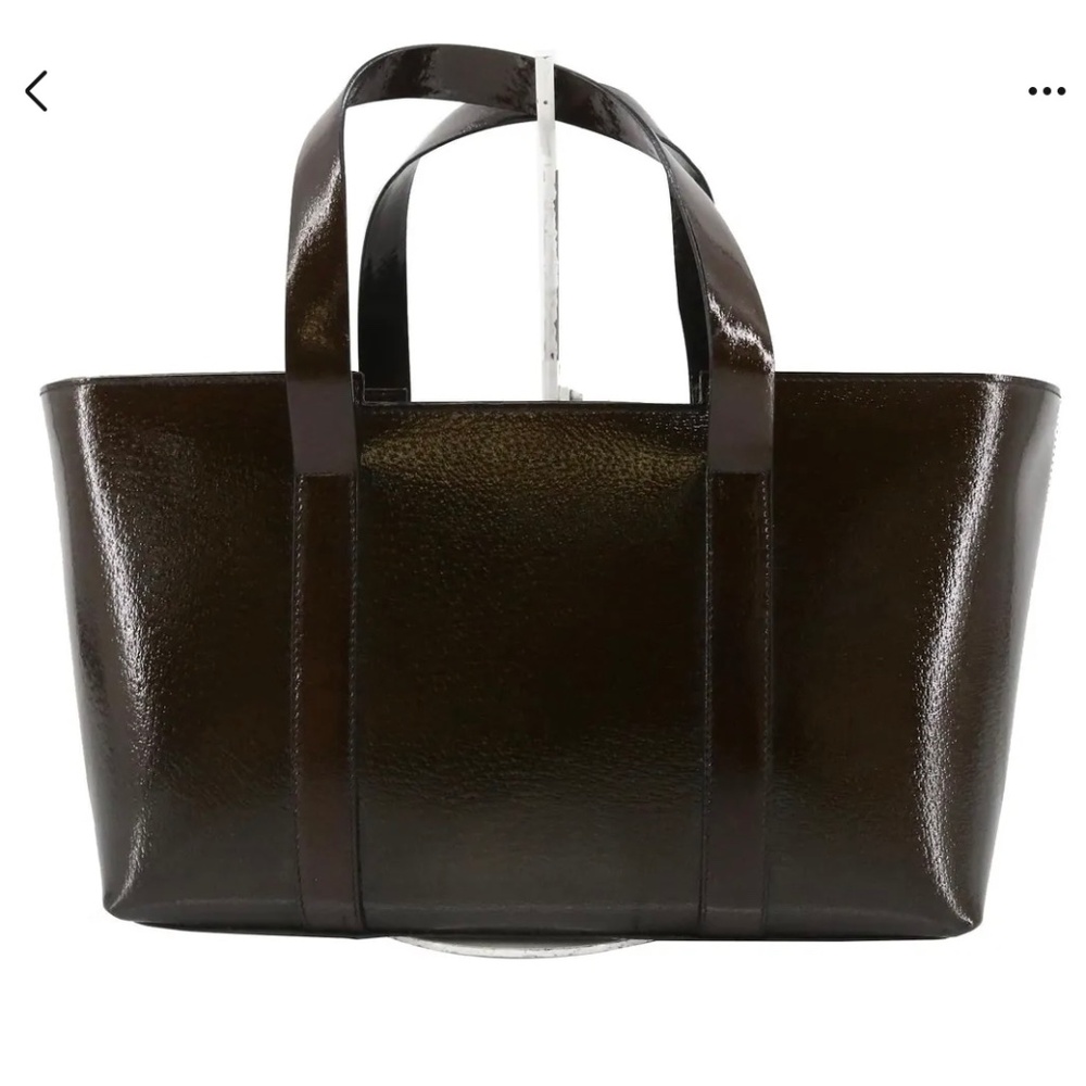 Gucci patent leather handbag